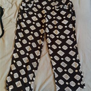 Muse Monochrome Floral Pants